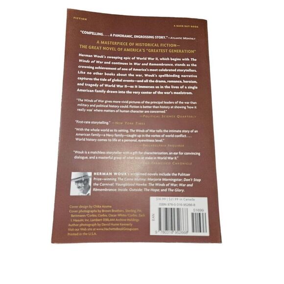 The winds of war by Herman Wouk back bay books isbn 9780316952668 - Picture 3 of 5